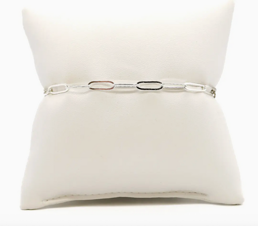 Silver Bracelet with 4 Charms
