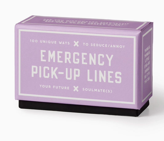 Emergency Pick-Up Lines Card Set