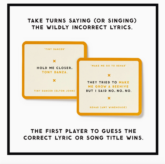 Misunderstood Songs Game
