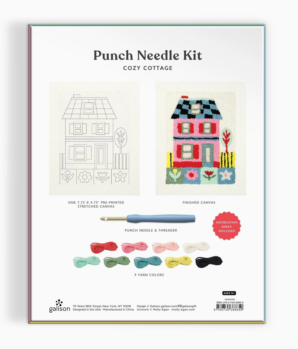 Cozy Cottage Punch Needle Kit