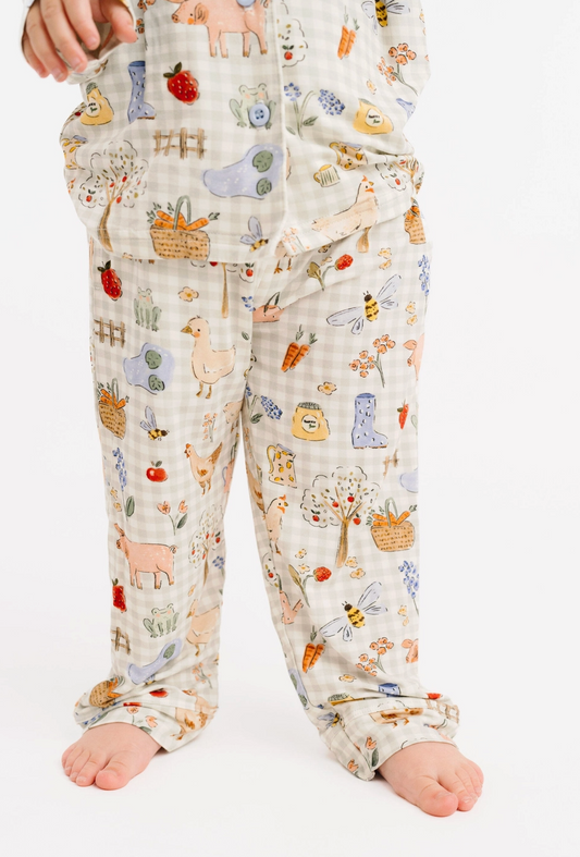 Farm Days Bamboo Button Up Set