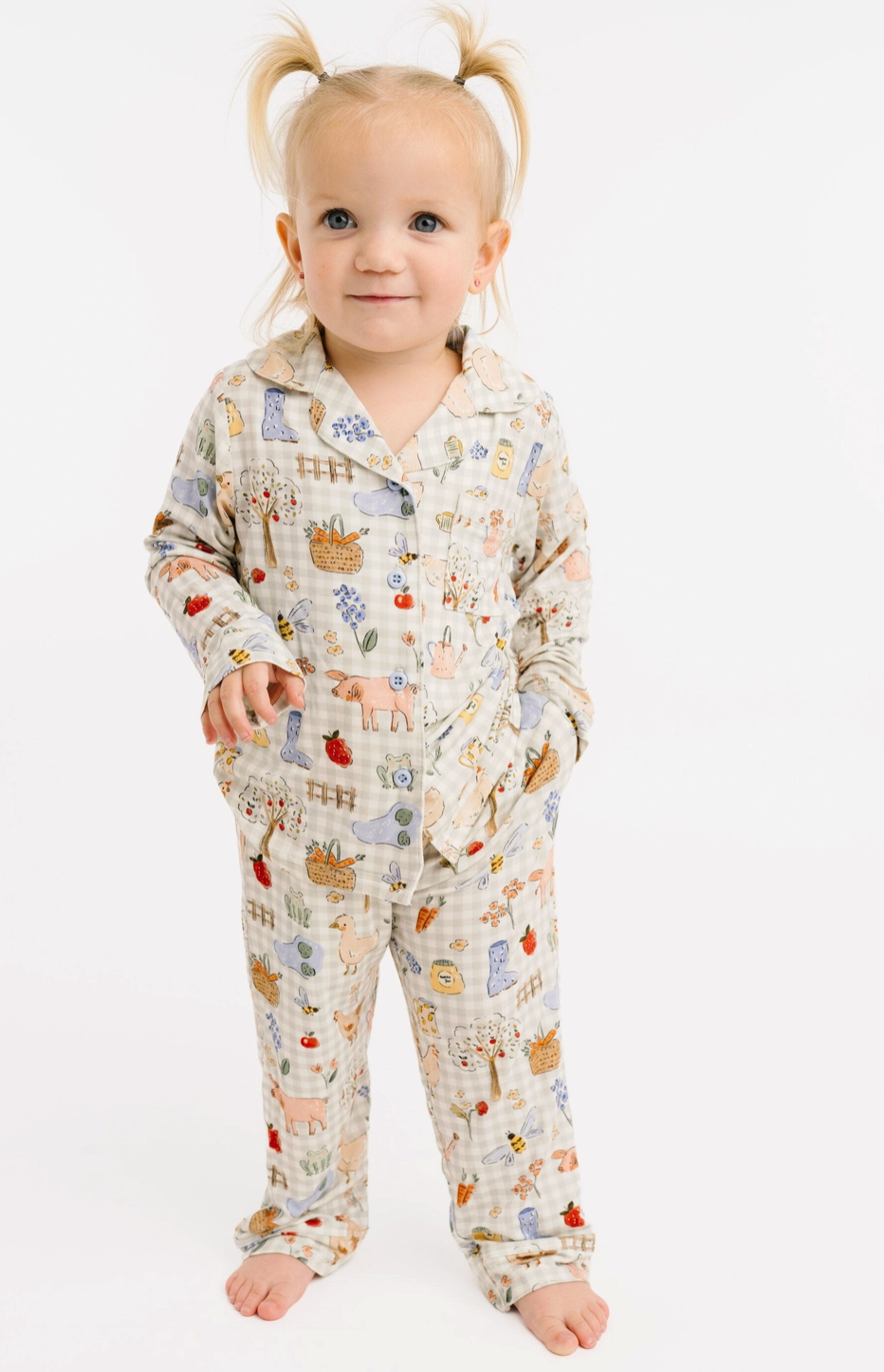 Farm Days Bamboo Button Up Set