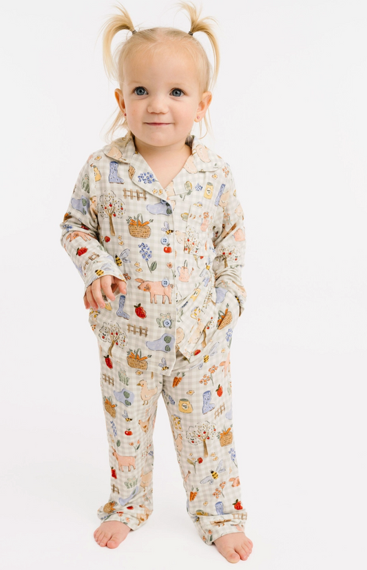 Farm Days Bamboo Button Up Set