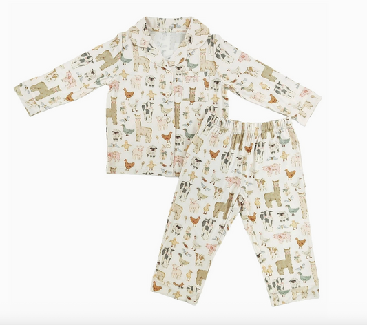 Spring Farm Bamboo Button Up Set