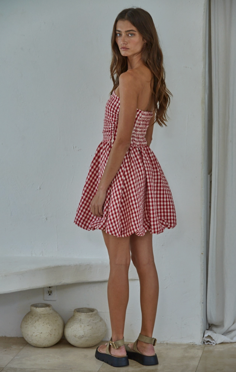 Gingham Mini Dress