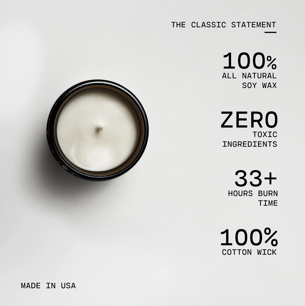 Classic Statement Candle : 7oz