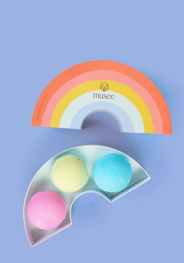 Rainbow Bath Balm Set