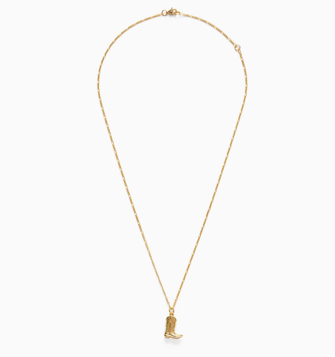 Cowboy Boot Charm Necklace