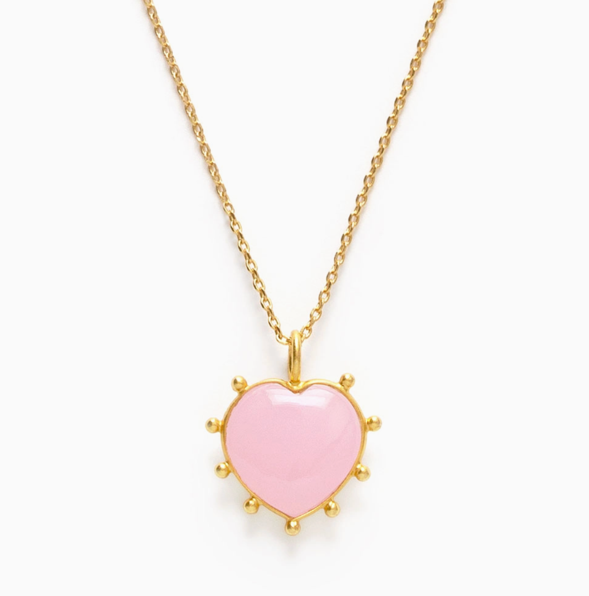 Gemstone Heart Necklace