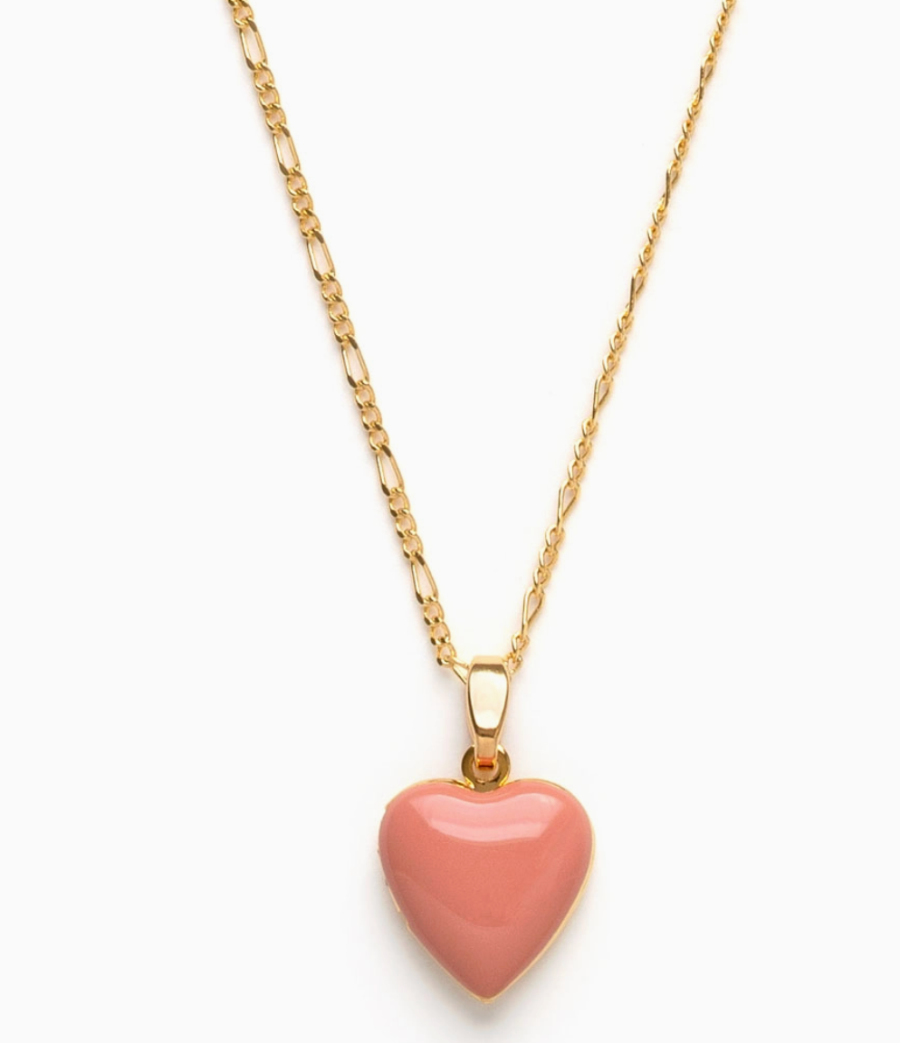 Small Heart Enamel Locket