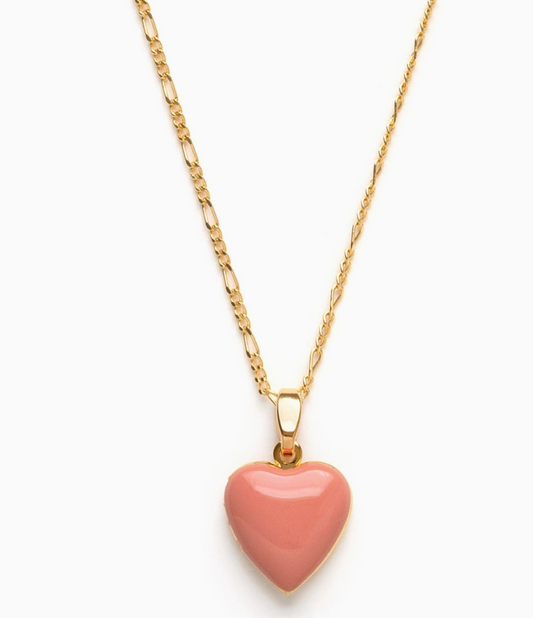 Small Heart Enamel Locket