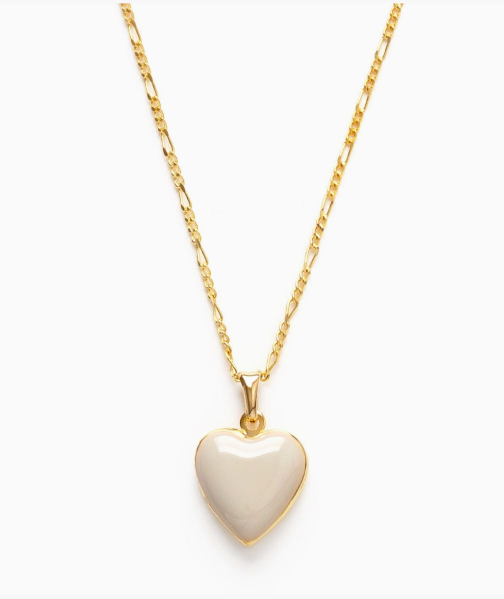 Small Heart Enamel Locket
