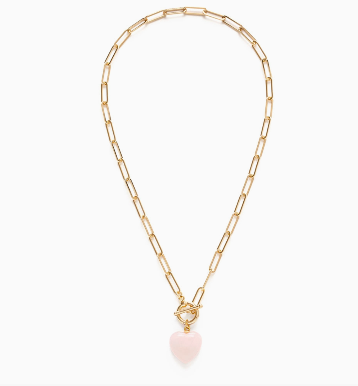 Roxy Chain Toggle Clasp Heart Necklace