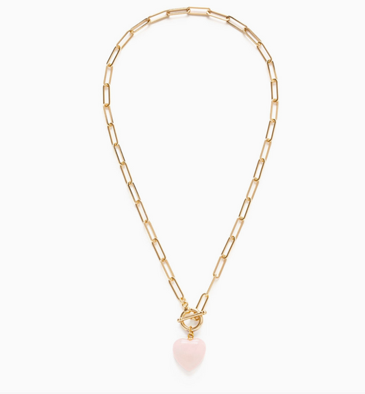 Roxy Chain Toggle Clasp Heart Necklace
