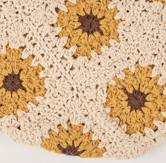 Crochet Sunflower Tote