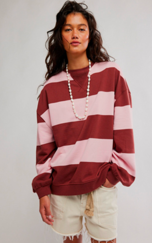 Classic Stripe Crew SW