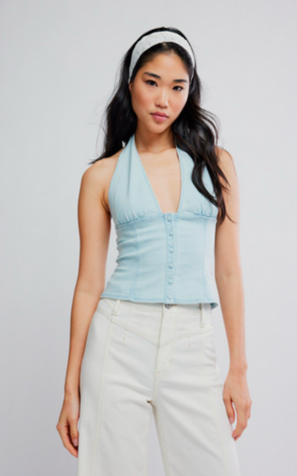 Ramona Denim Halter