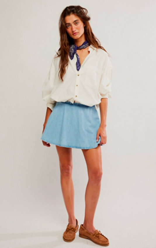 Paradise Denim Skort