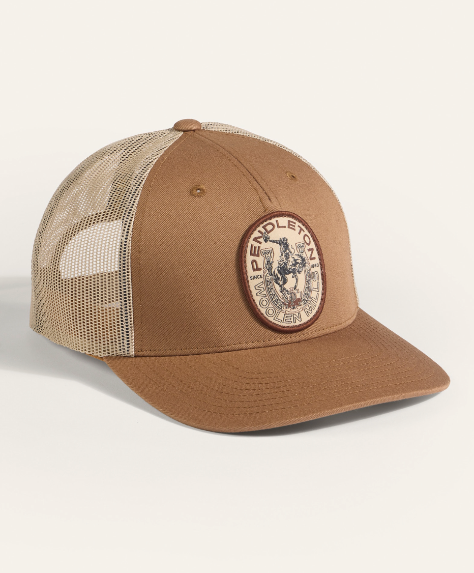 Western Logo Five Panel Trucker Hat