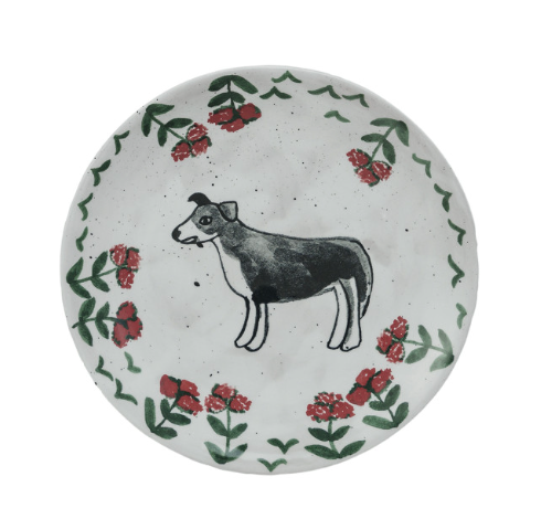 Hand-Painted Animal Plate