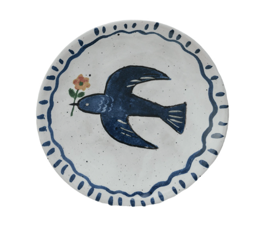 Hand-Painted Animal Plate