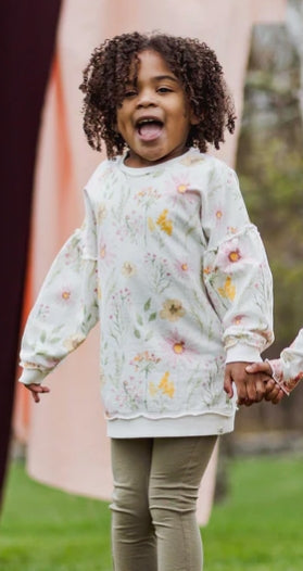 Wild Floral Sweatshirt Set