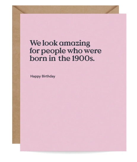 1900s Birthday Card