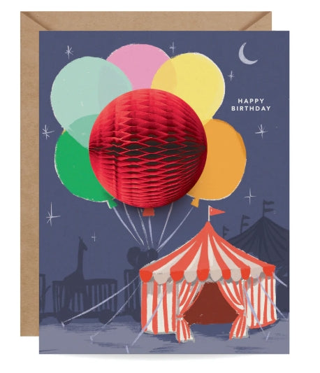 Big Top Pop-up Birthday Card