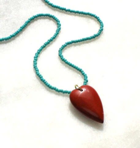 Esti Stone Heart Necklace