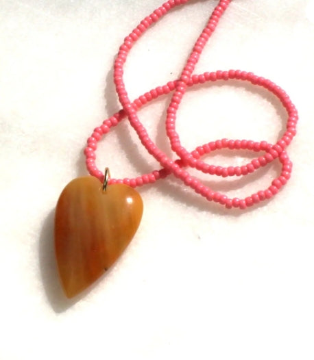 Esti Stone Heart Necklace