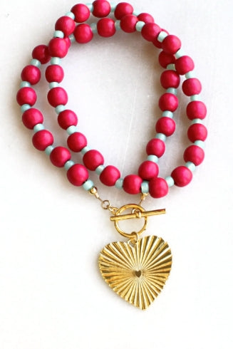 Sonoran Heart Toggle Necklace