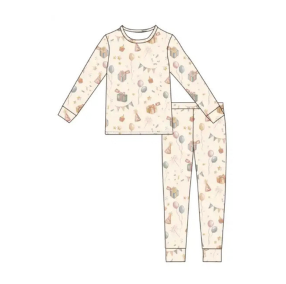 Birthday Bash Footie PJ