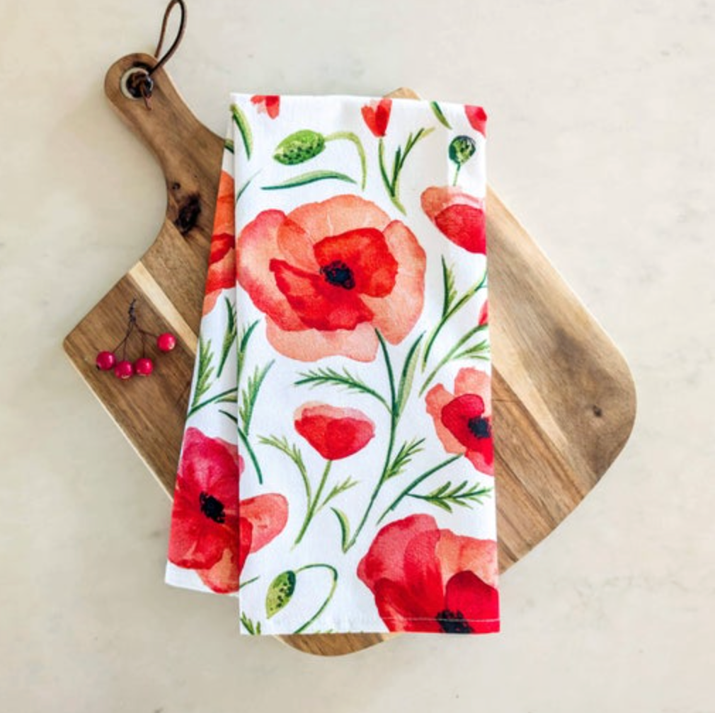 Watercolor Wednesday Tea Towel