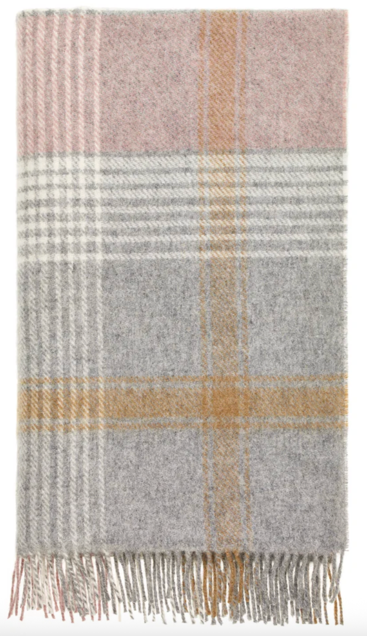100% British Wool Throw Blanket