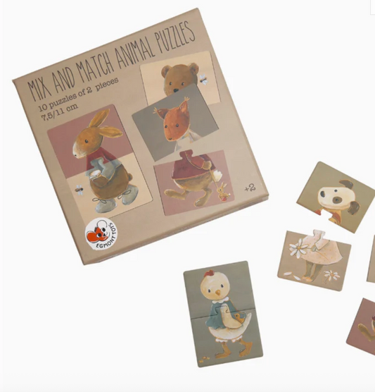 Mix and Match Animal Puzzles