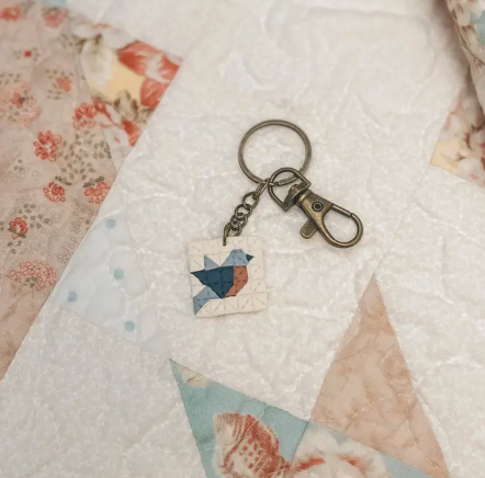 Quilted Style Keychains