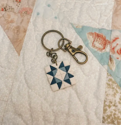 Quilted Style Keychains