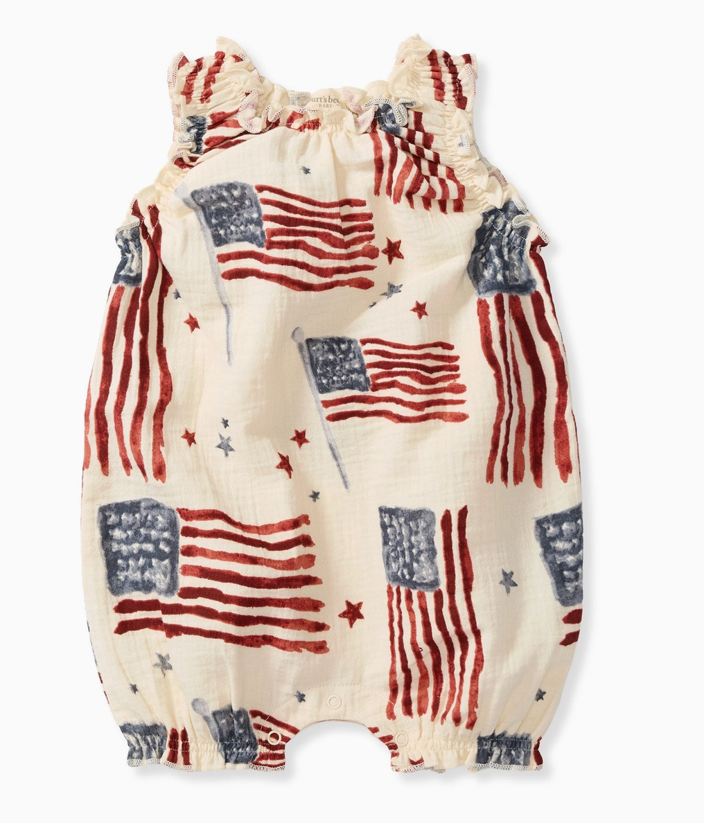 American Flag Romper