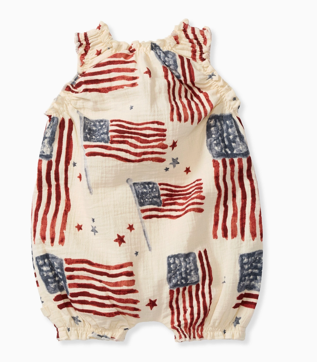 American Flag Romper