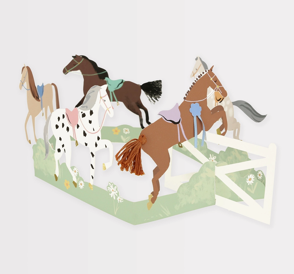 3D Horse Bday Card