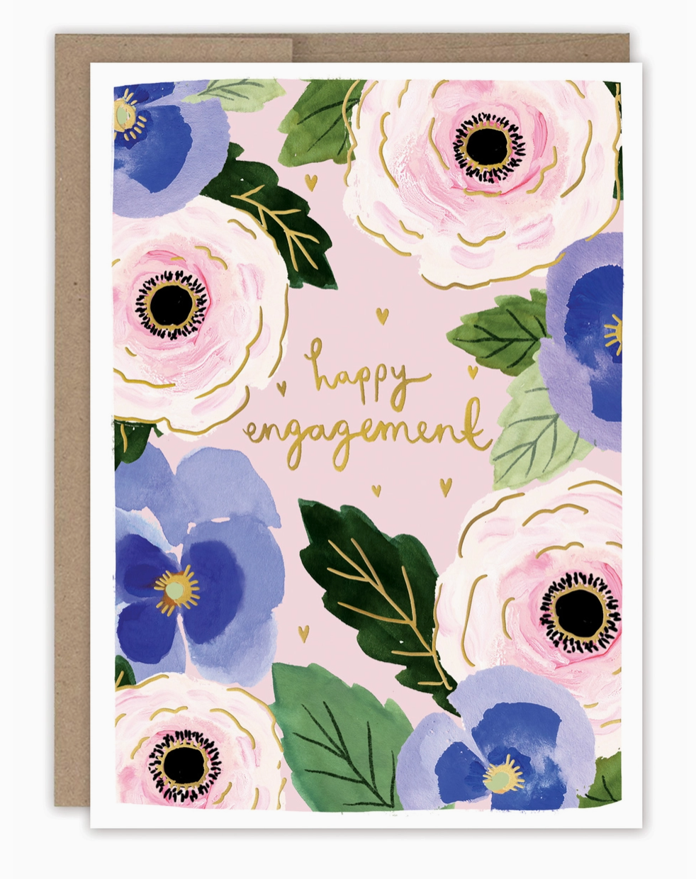 Happy Engagement Floral Card