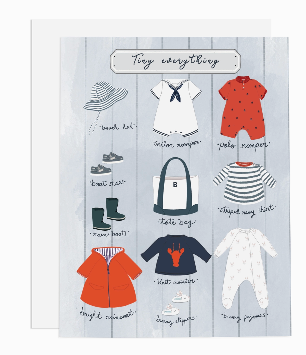 Tiny Everything Boy Card