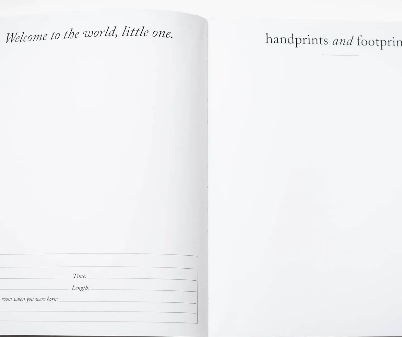 Baby's First Year Memory Book & Photo Album