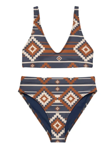 Aztec Pattern Bikini Set