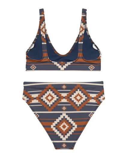 Aztec Pattern Bikini Set