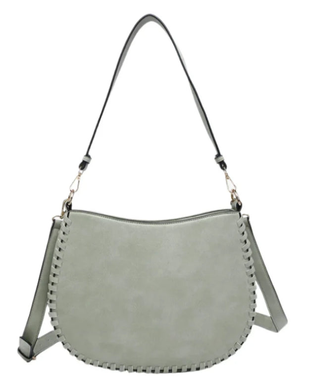 Raquel Whipstitch Saddle Bag