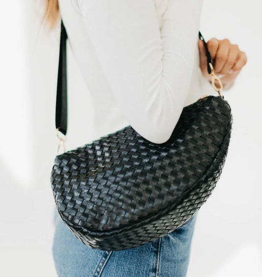 Romee Woven Saddle Bag