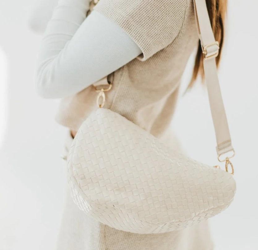 Romee Woven Saddle Bag