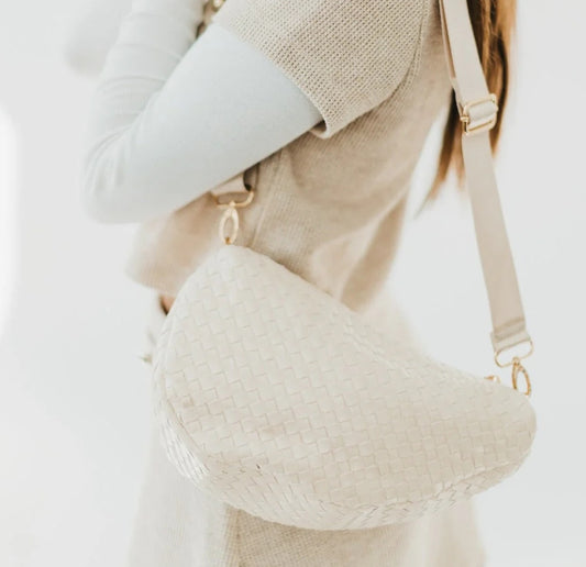 Romee Woven Saddle Bag