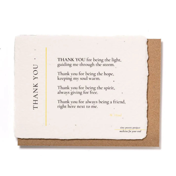 Plantable Wildflower Card